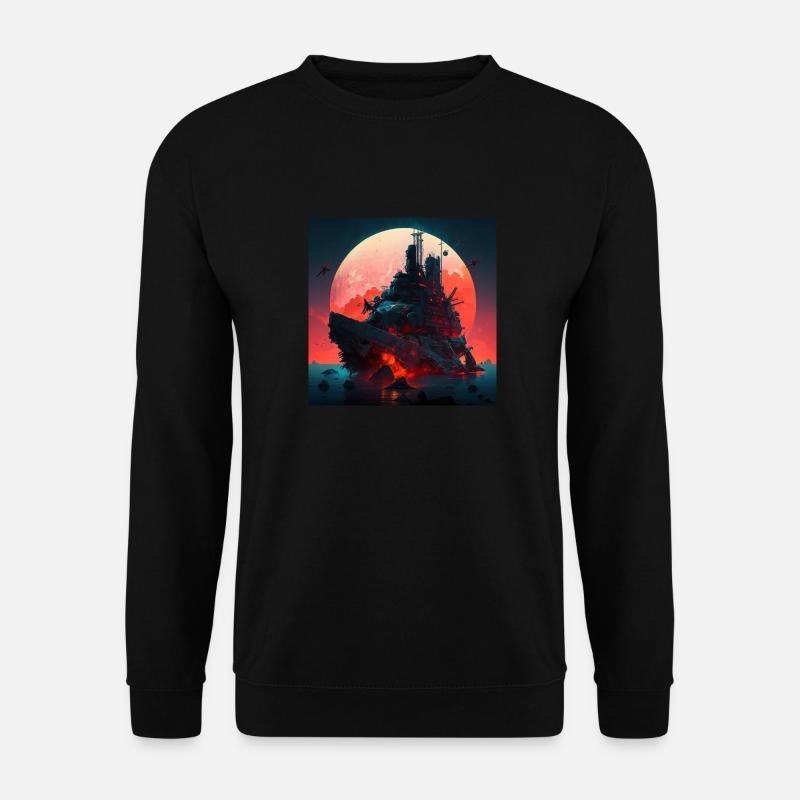 Schlachtschiff - Unisex Pullover - Schwarz