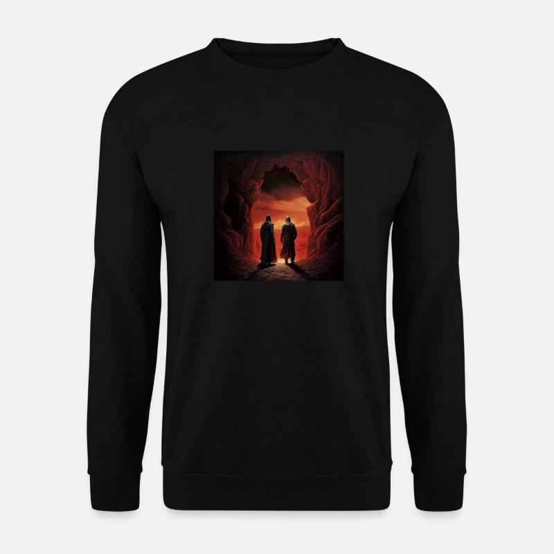 Dante und Vergil - Unisex Pullover - Schwarz