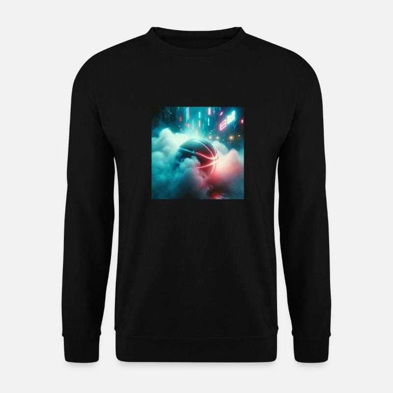 Cyberpunk Basketball Fog - Unisex Pullover - Schwarz