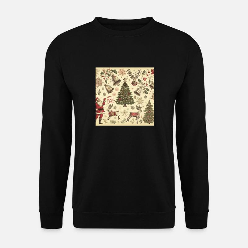 Winter Design - Unisex Pullover - Schwarz