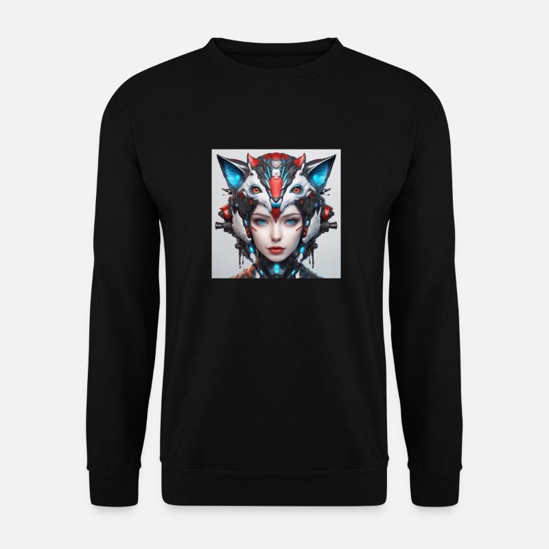 Human Fox - Unisex Pullover - Schwarz
