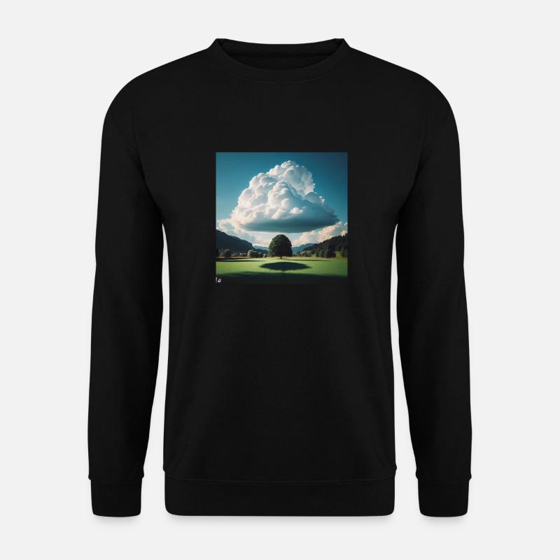 Auf Wolke 7 - Unisex Pullover - Schwarz