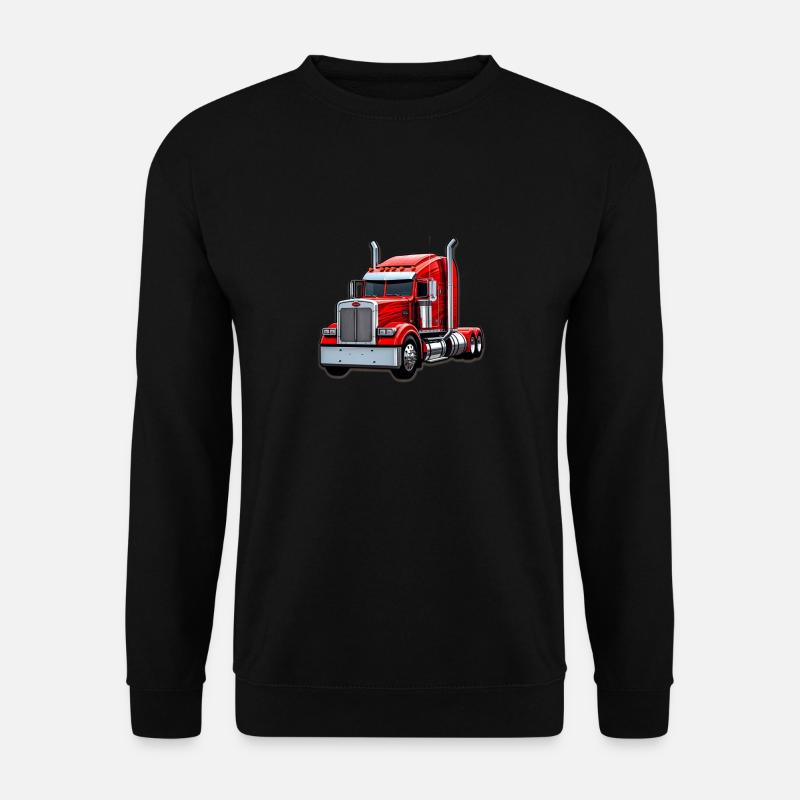 Red Peterbilt - Unisex Sweatshirt - black