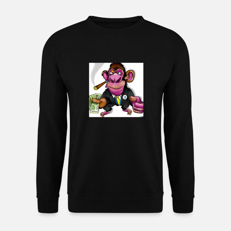 Affe Buero - Unisex Pullover - Schwarz