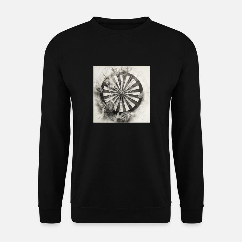 Jeu de fléchettes Dartscheibe Winkingerschild - Sweat-shirt Unisexe - noir