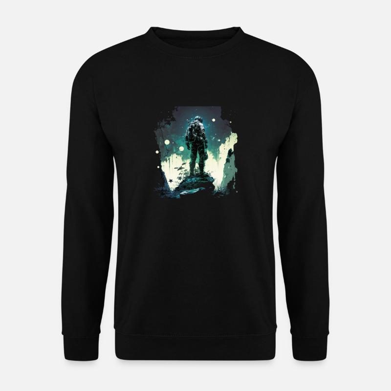 Raumfahrer - Unisex Pullover - Schwarz