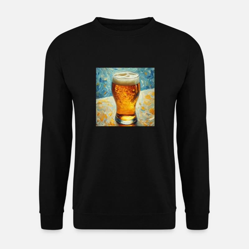 Beer Painting - Unisex Pullover - Schwarz