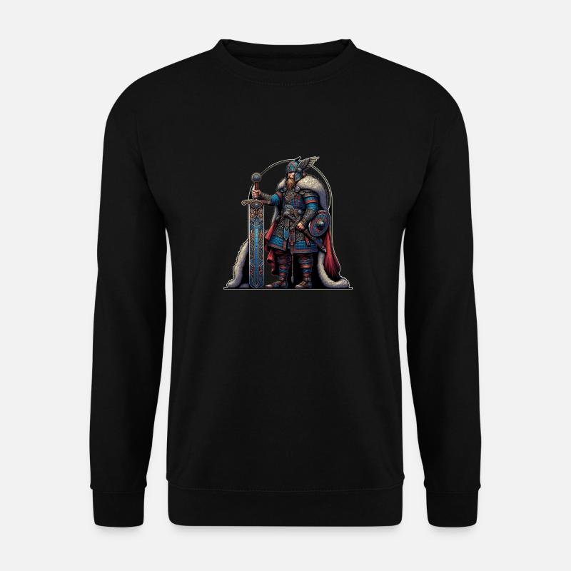 Ein starker Vikinger. - Unisex Pullover - Schwarz