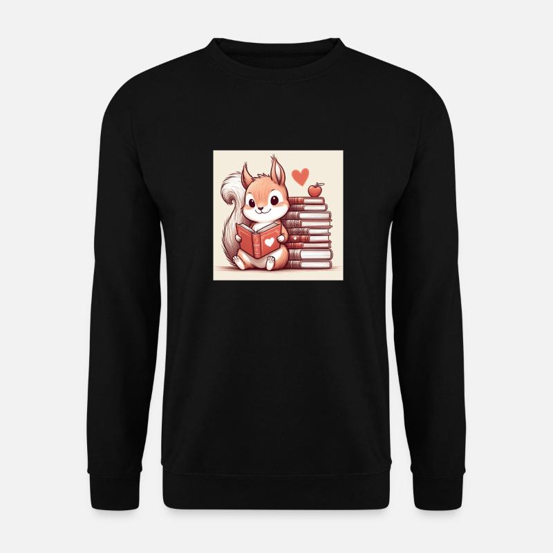 Squirrel - Unisex Sweatshirt - black