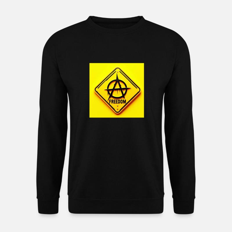 Ancap Anarchie - Unisex Pullover - Schwarz