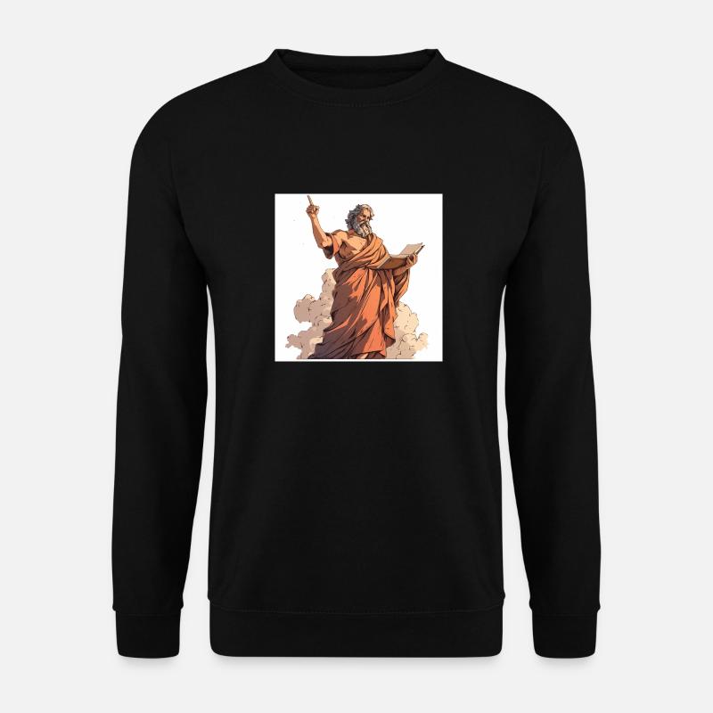 Aristoteles Greek Philosopher - Unisex Pullover - Schwarz