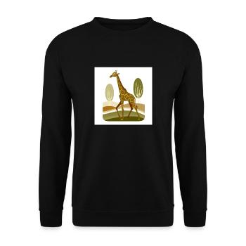 Old style - Unisex Sweatshirt - black - Front - Alina (178cm) & Michal (187cm)