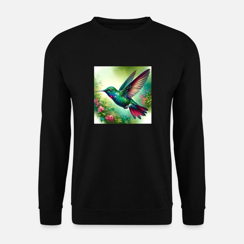 Kolibri 1 - Unisex Pullover - Schwarz