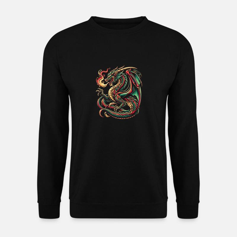 Serpentine Blaze - Unisex Pullover - Schwarz