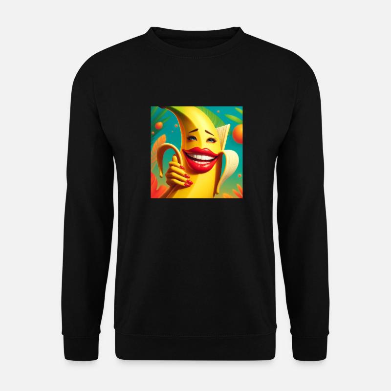 FRECHE BANANE - Unisex Pullover - Schwarz