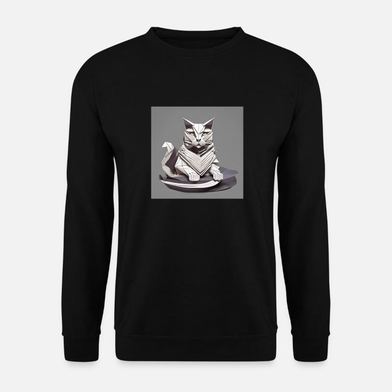 Katze - Unisex Pullover - Schwarz