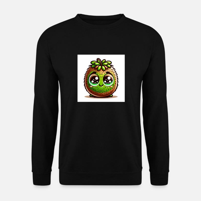freundliche Kiwi - Unisex Pullover - Schwarz
