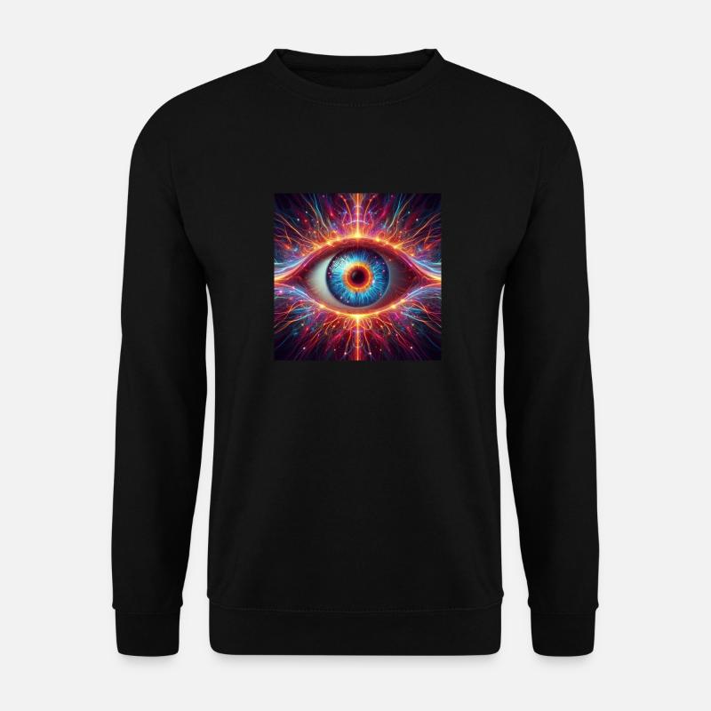 Das Auge - Unisex Pullover - Schwarz