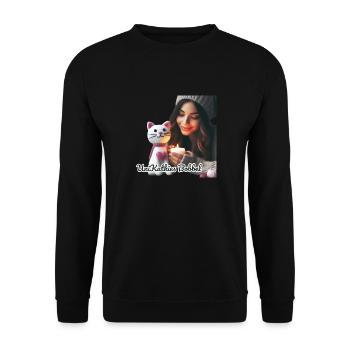 Kathrinchen Unikathies - Unisex Pullover - Schwarz - Vorne - Alina (178cm) & Michal (187cm)