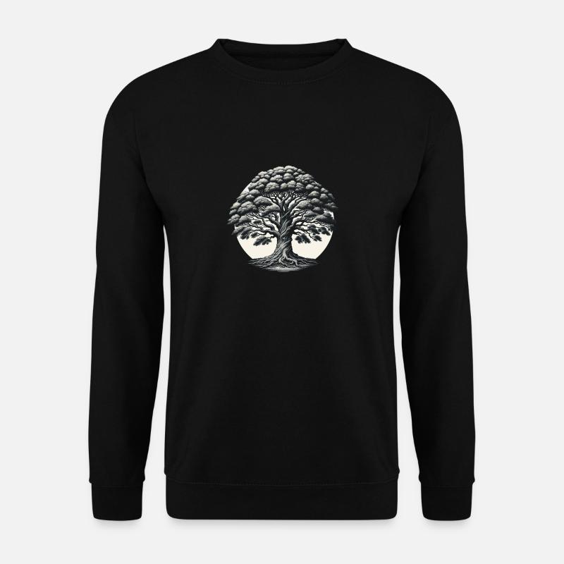 Eternal Wisdom Tree - Unisex Sweatshirt - black