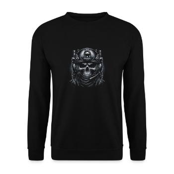 Eternal Vigilance - Unisex Sweatshirt - black - Front - Alina (178cm) & Michal (187cm)