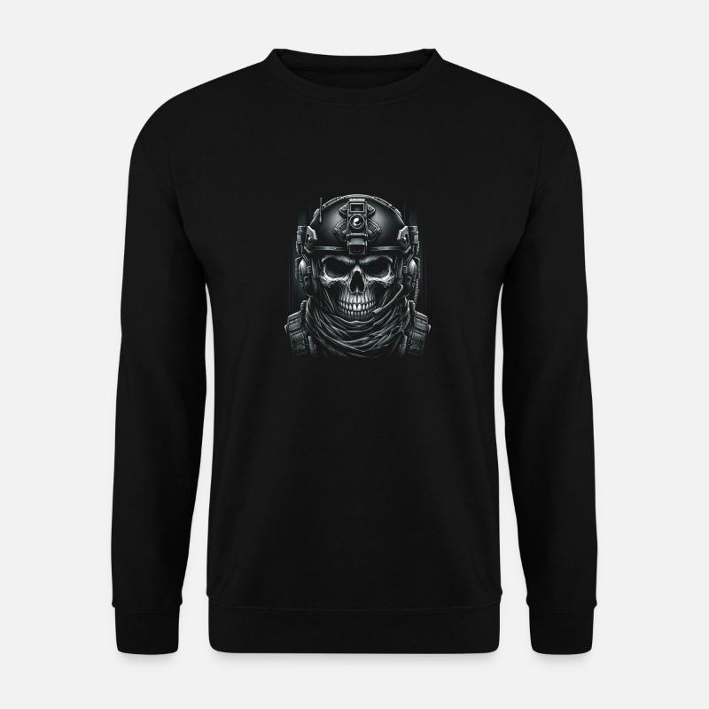 Tactical Skull Commando - Unisex Sweatshirt - black