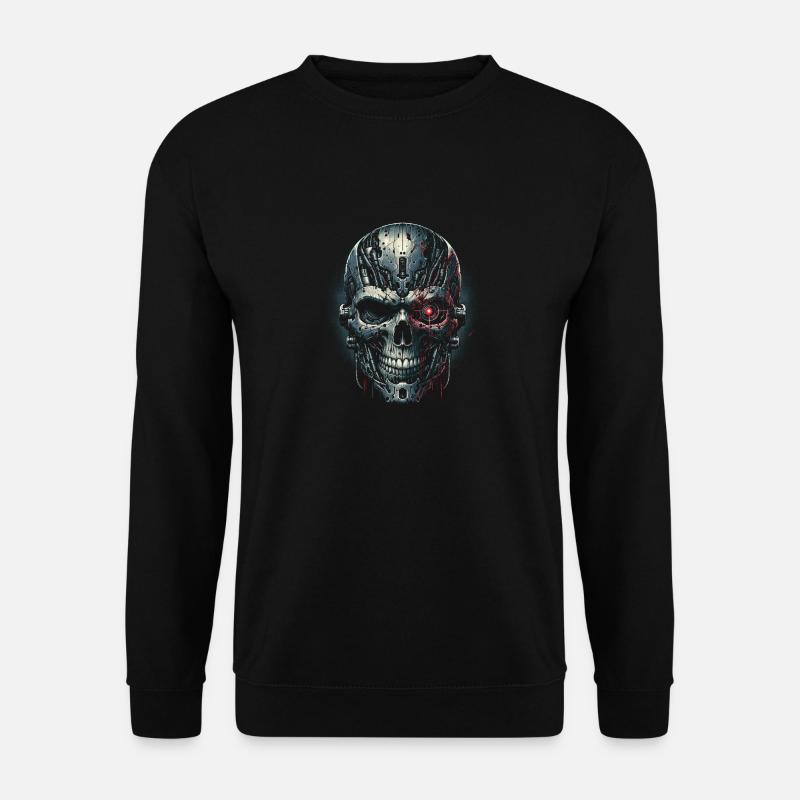 Kybernetische Wächterin - Unisex Pullover - Schwarz