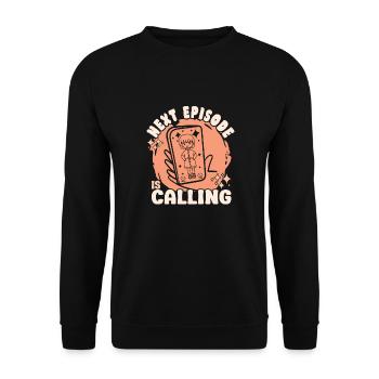 Cute Japanese Manga Women Girls Gift Otaku Kawaii - Unisex Pullover - Schwarz - Vorne - Alina (178cm) & Michal (187cm)