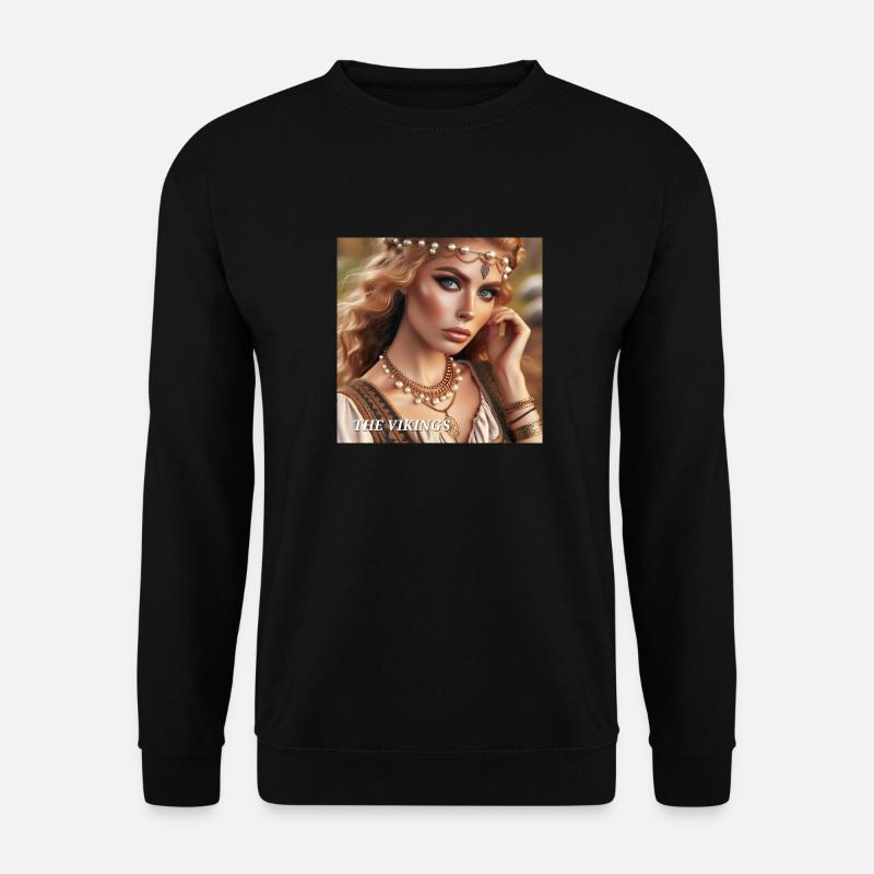 Wikingerin - Unisex Pullover - Schwarz