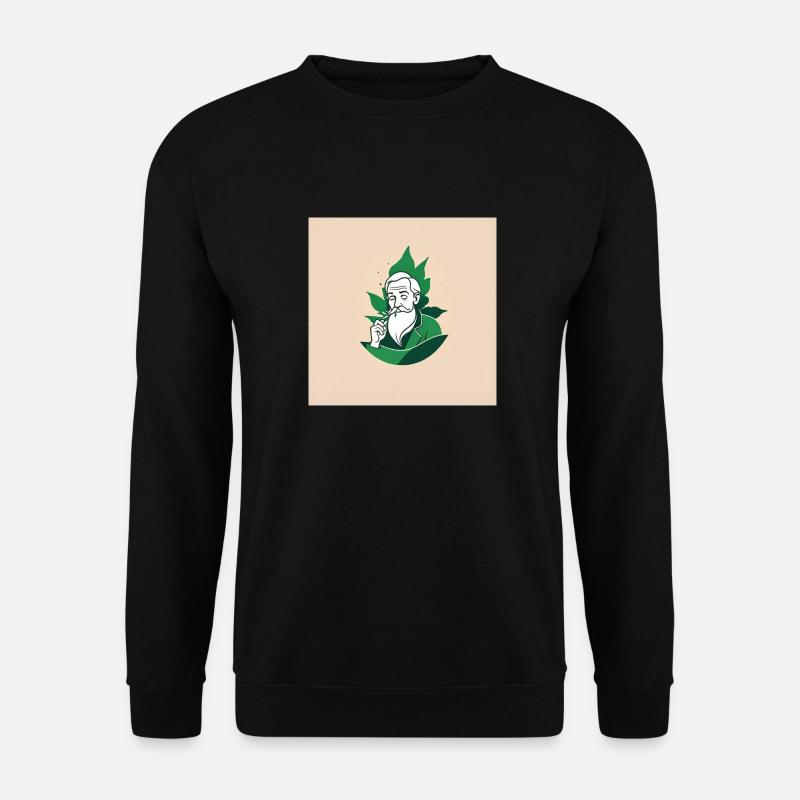 Opa Raucher - Unisex Pullover - Schwarz