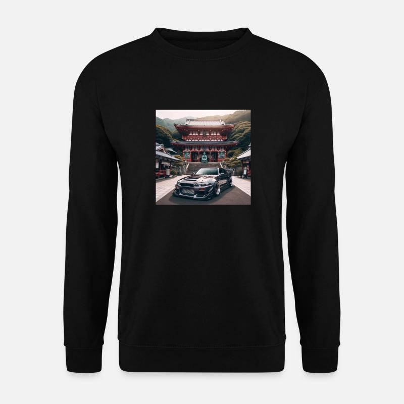 JDM Tempel - Unisex Pullover - Schwarz
