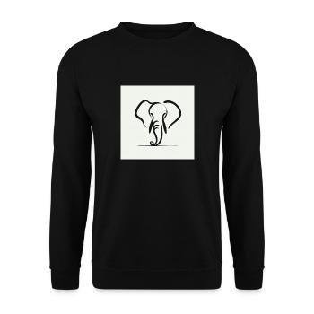 521ca0ef cfe8 4d23 87a6 8736a5fd7cb5 - Unisex Sweatshirt - black - Front - Alina (178cm) & Michal (187cm)