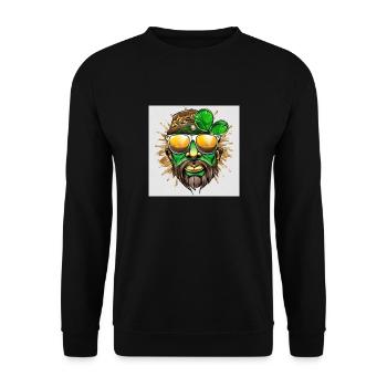 GOLDEN DIAMOND - Unisex Pullover - Schwarz - Vorne - Alina (178cm) & Michal (187cm)