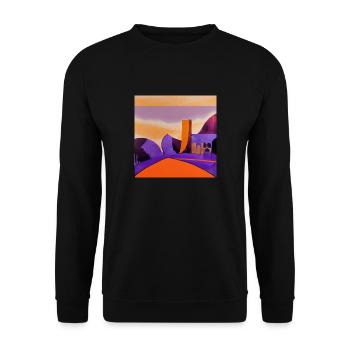 Un tel désert - Sweat-shirt Unisexe - noir - Devant - Alina (178cm) & Michal (187cm)