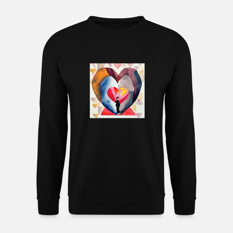 Knocking on the Heart - Unisex Sweatshirt - black
