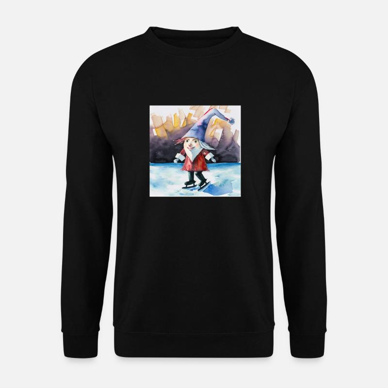 Ich bin glücklich - Unisex Pullover - Schwarz
