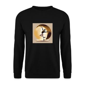 Sentiment - Sweat-shirt Unisexe - noir - Devant - Alina (178cm) & Michal (187cm)