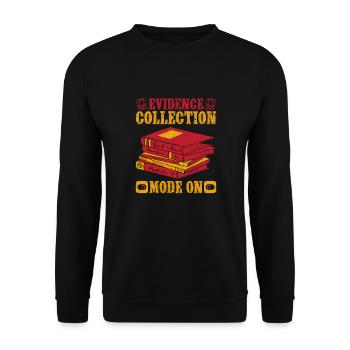 Forensic Science Major Evidence Mode On Forensics - Unisex Sweatshirt - black - Front - Alina (178cm) & Michal (187cm)