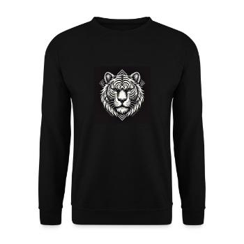 TIGER BRUTAL - Unisex Pullover - Schwarz - Vorne - Alina (178cm) & Michal (187cm)