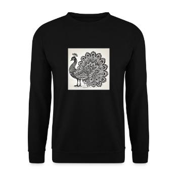 Freistil I - Unisex Pullover - Schwarz - Vorne - Alina (178cm) & Michal (187cm)