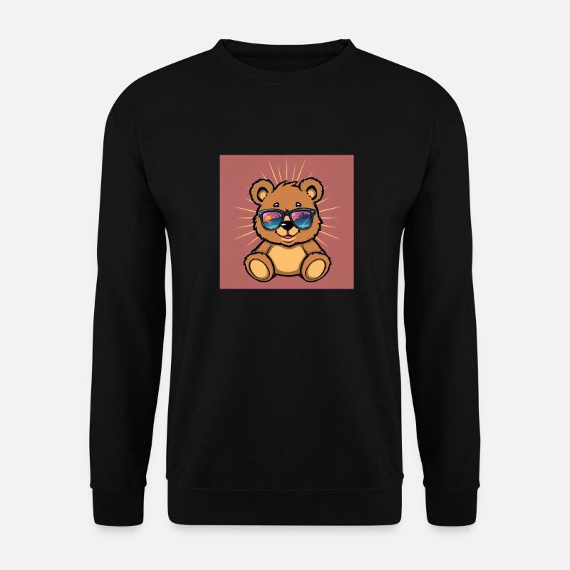 Teddy vibes - Unisex Pullover - Schwarz