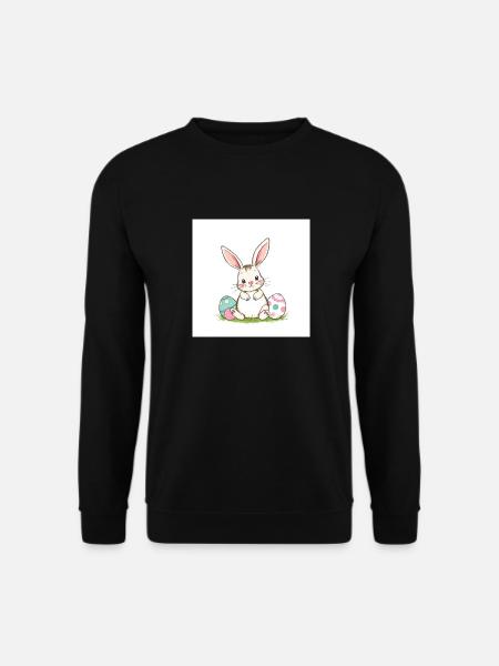 Süßer Osterhase - Unisex Pullover - Schwarz