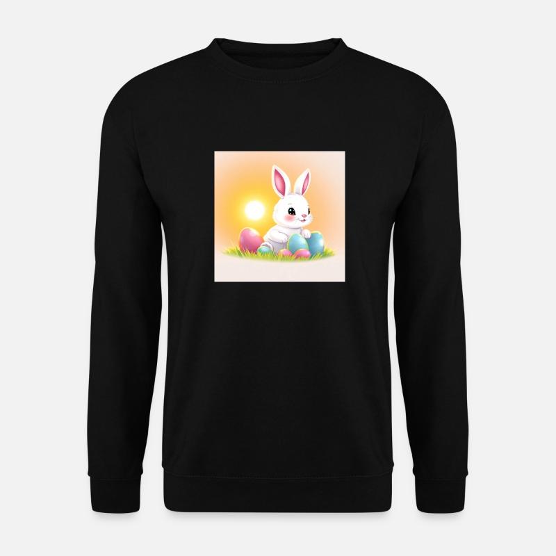 Fluff & Eggstravaganz - Unisex Pullover - Schwarz
