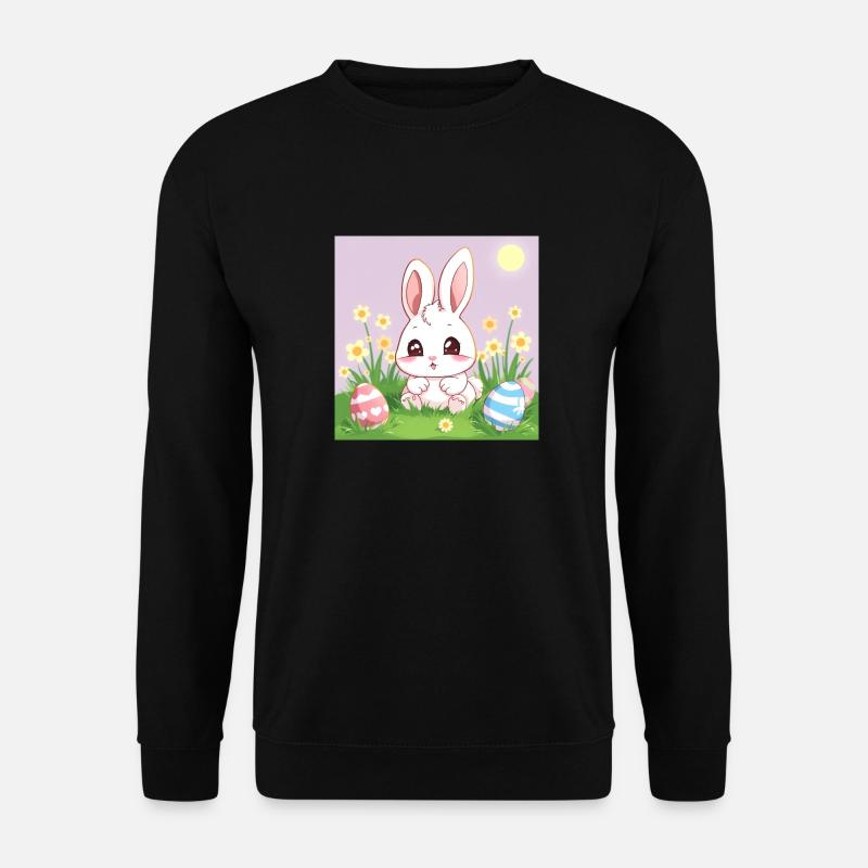 „Osterfreude pur!“ - Unisex Pullover - Schwarz
