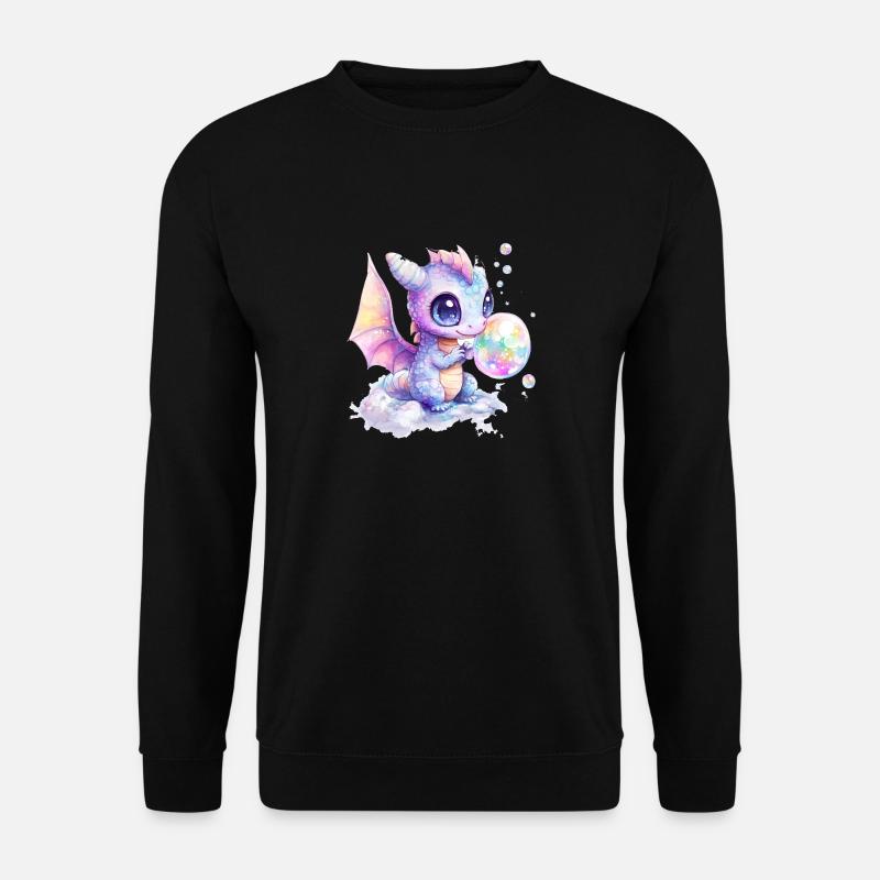 Drache - Unisex Pullover - Schwarz