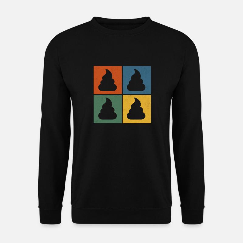 Pop Art – bunt & ironisch - Unisex Pullover - Schwarz