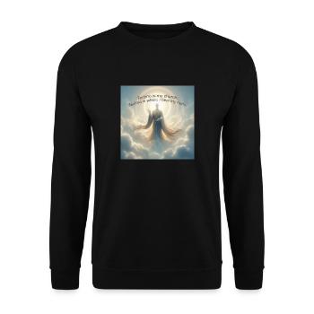 Techno Is My Church - Unisex Pullover - Schwarz - Vorne - Alina (178cm) & Michal (187cm)