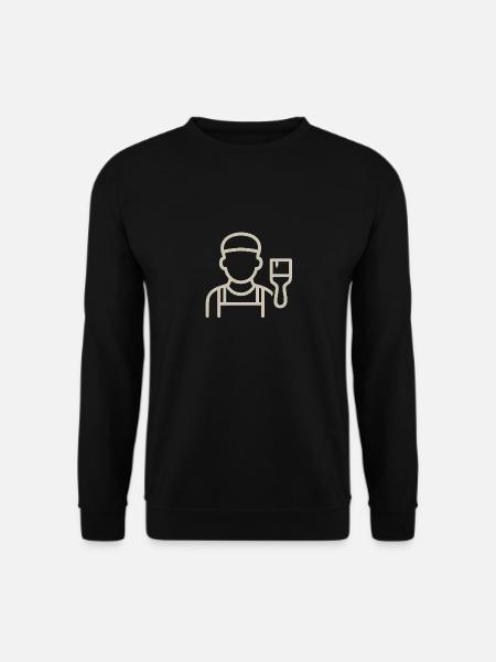 Der Maler - Unisex Pullover - Schwarz