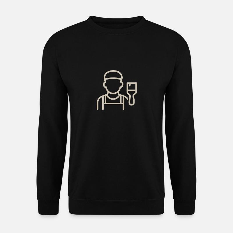 Der Maler - Unisex Pullover - Schwarz