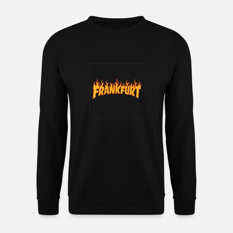 Feuriger Frankfurt-Style - Unisex Pullover - Schwarz